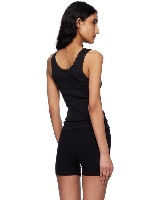 Cou Cou ブラック 'The Scoop' タンクトップ Black