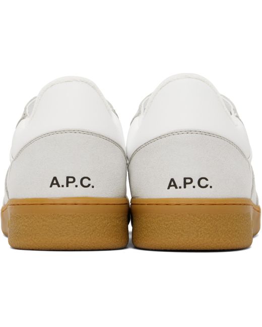 A.P.C. Black Plain Sneakers for men