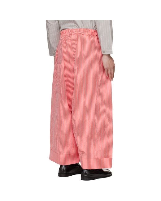Toogood Pink 'The Baker' Trousers for men