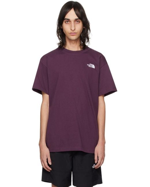 T-shirt evolution mauve The North Face pour homme en coloris Purple