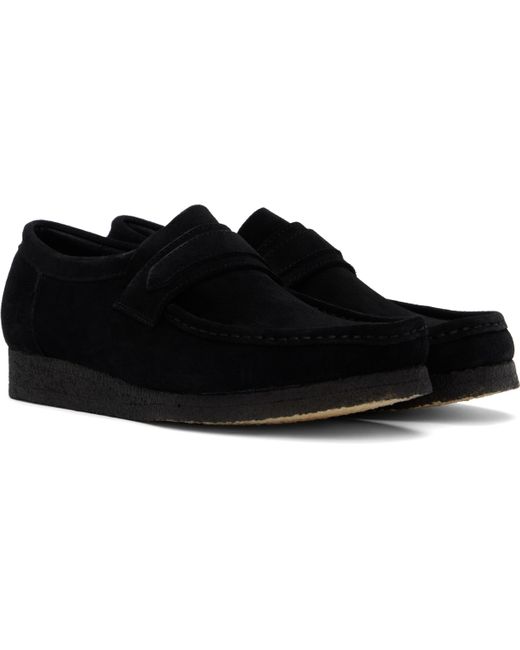 Clarks Black Wallabee Loafers for men