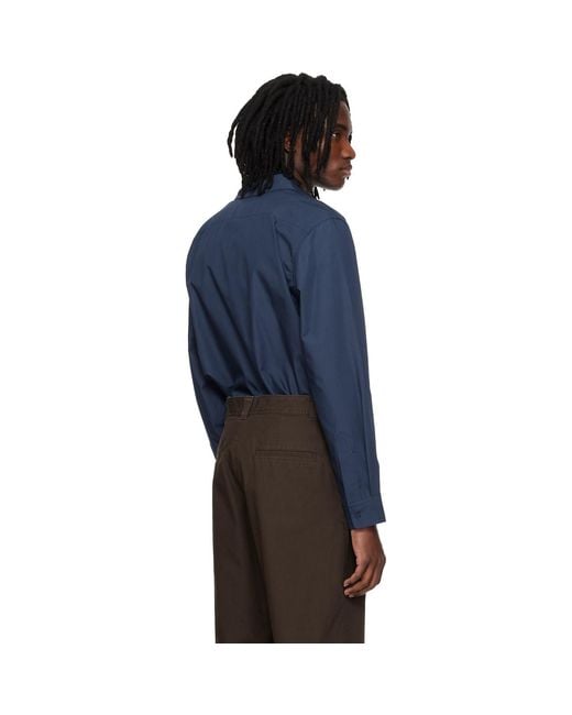 A.P.C. Blue Warren Shirt for men