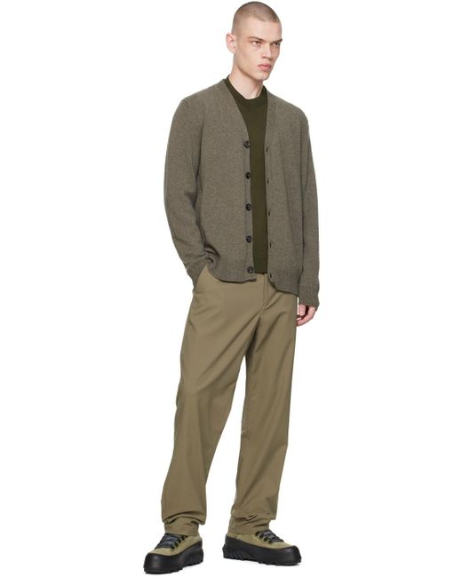 Norse Projects Green Khaki Teis Sweater for men