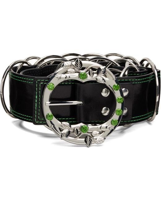 Chopova Lowena Black Ring Belt