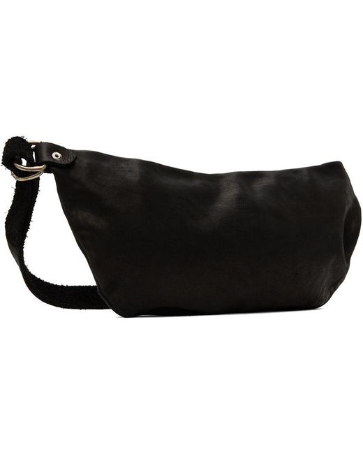 Guidi Zip Belt Bag in Black Lyst