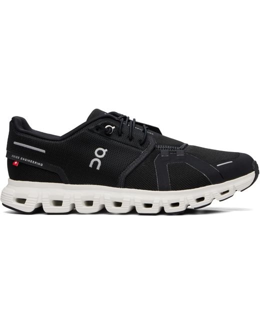 On Shoes Black Cloud 6 Sneakers for men