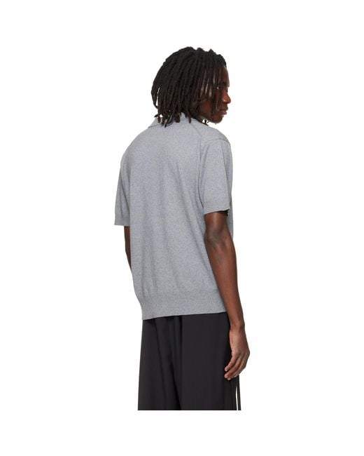 Vivienne Westwood Gray Polo Cardigan for men