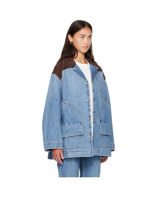 Bottega Veneta Blue Vintage Indigo Denim Jacket