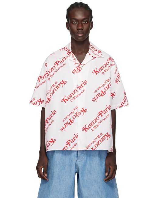 KENZO Red Off-white Paris Verdy Edition Shirt for men