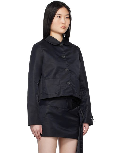 Sandy Liang Black Shelby Jacket