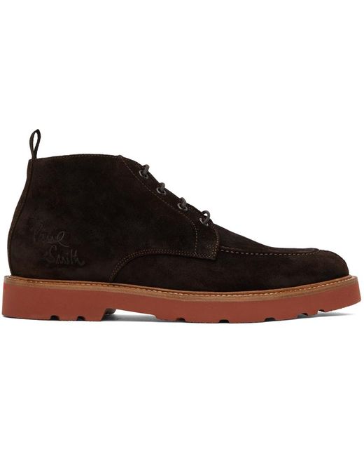 Paul Smith Black Brown Travis Boots for men
