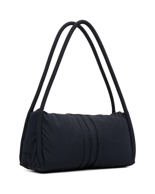 Y-3 Black Padded Handbag for men