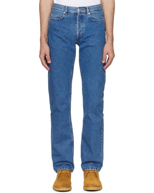 A.P.C. Blue . Indigo New Standard Jeans for men