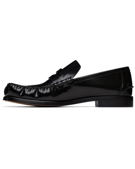 Bottega Veneta Black Truman Loafers for men
