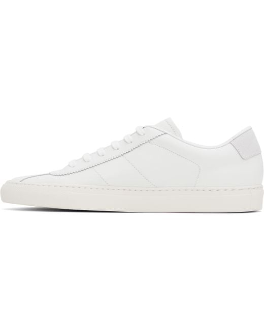 メンズ Common Projects ホワイト Tennis Classic スニーカー Black