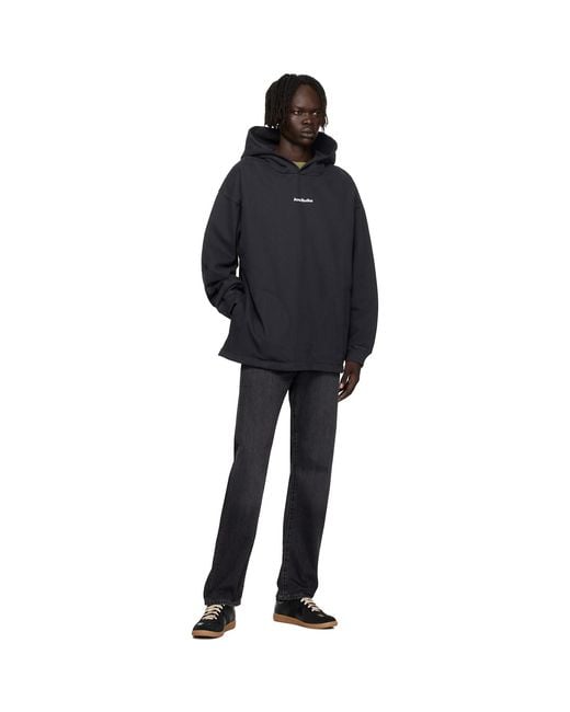 Acne Black Faded Jeans for men
