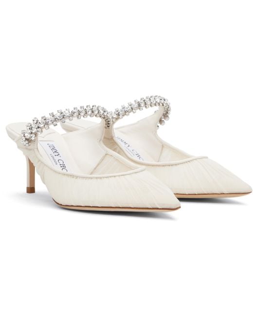 Jimmy Choo Black Ssense Exclusive Off- Bing 65 Mules
