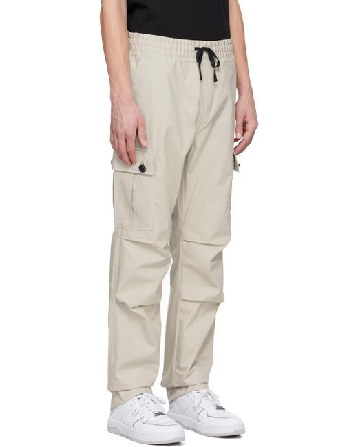 HUGO Natural Regular-Fit Cargo Pants for men