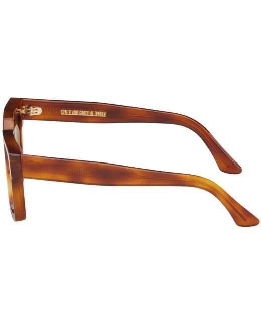 Cutler & Gross Green Oiseshell 1386 Sunglasses for men