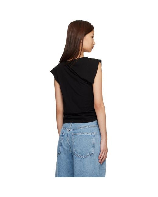 Agolde Black Beth T-Shirt