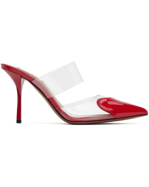 Alaïa Black Red 'le Cœur' Heels