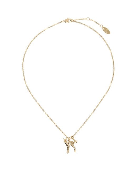 Vivienne Westwood Metallic Monette Small Pendant Necklace