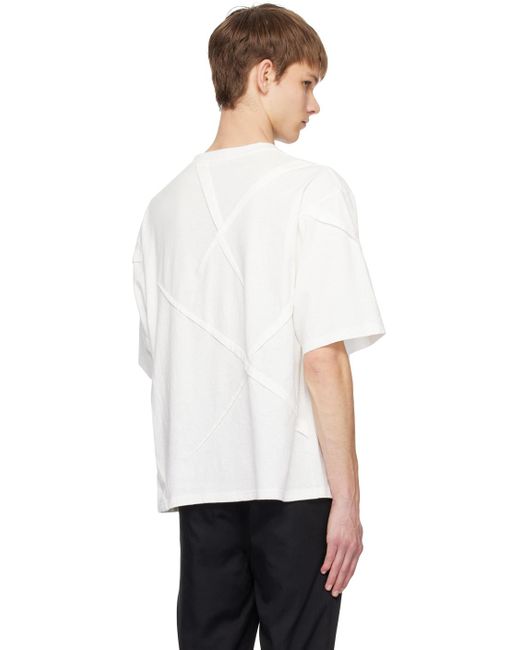 メンズ Undercover ホワイト グラフィックtシャツ White