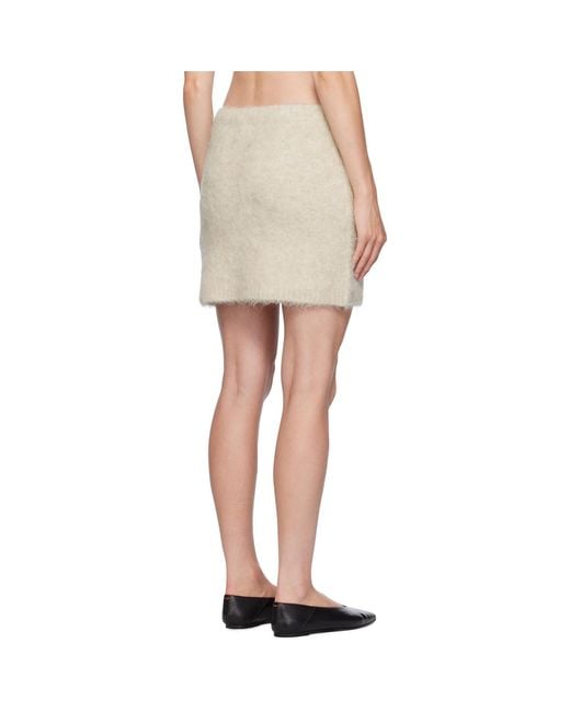 THE GARMENT Natural Off- Bern Miniskirt