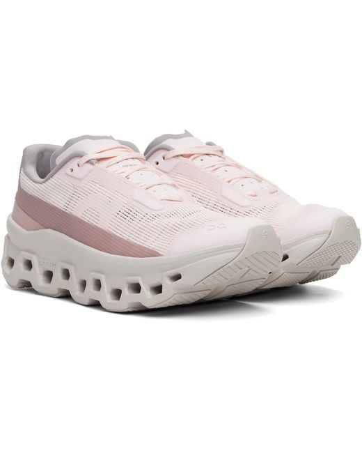 On Shoes Pink Cloudmster Void Sneakers