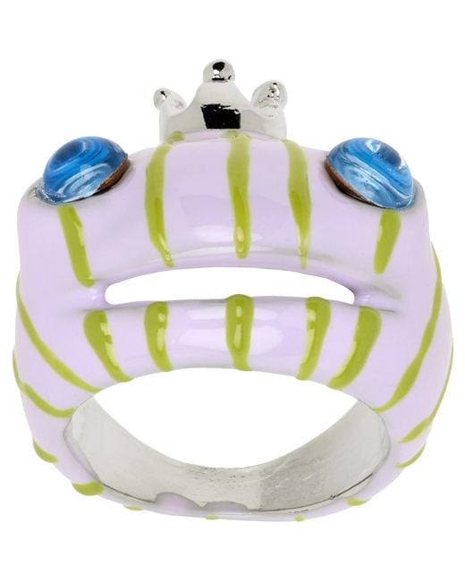 Collina Strada Metallic Frog Prince Ring