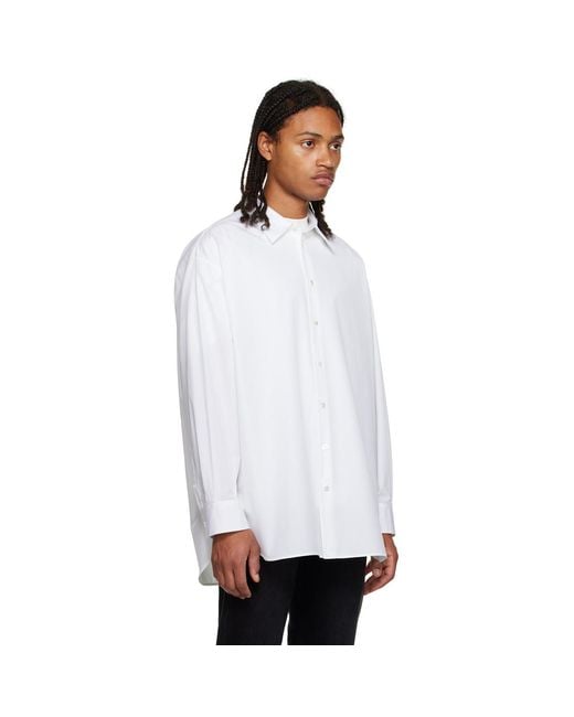 The Row White Lukre Shirt for men