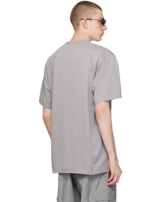 メンズ Y-3 グレー Premium Tシャツ Gray