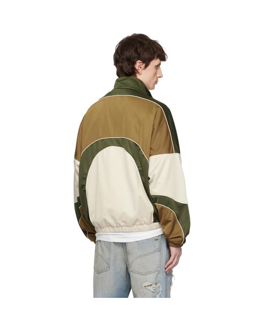 Amiri Natural Oversized Panel Track Jacket for men