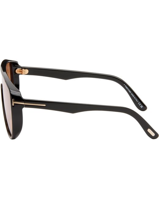 Tom Ford Black Photochromatic Achilles Sunglasses