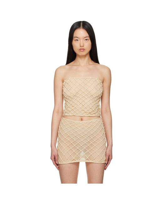Isa Boulder Natural Macramist Tube Top