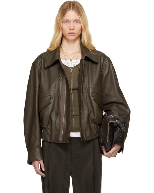 【関税込み】LEMAIRE ブラウン レイヤード ジャケット LEMAIRE オーバーサイズ ジャケット | ブラウン | FARFETCH JP