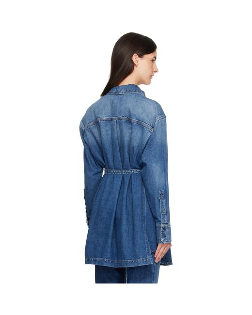 Sportmax Blue Eridani Denim Jacket