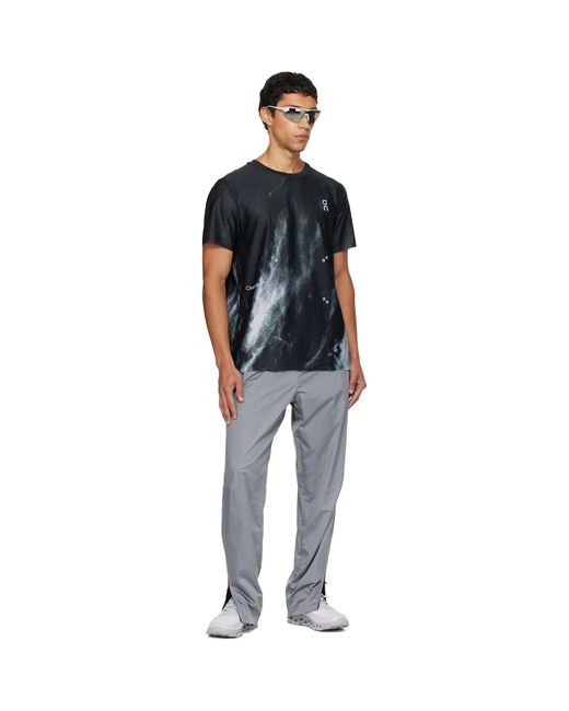 On Shoes Black Court Sweatpants for men