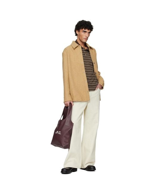 A.P.C. White Off- Clyde Jeans for men