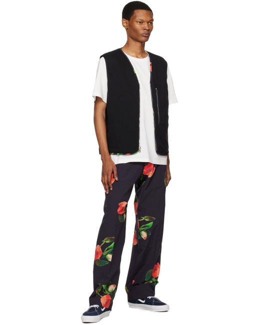 Pop Trading Co. Black Paul Smith Edition Tulip Trousers for men