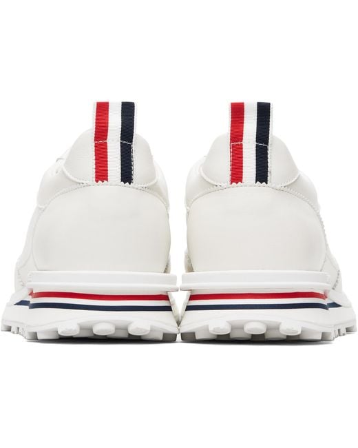 Thom Browne Black Off- Soft Tech Runner Sneakers for men