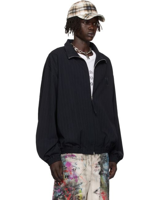 Acne Black Zipper Jacket for men