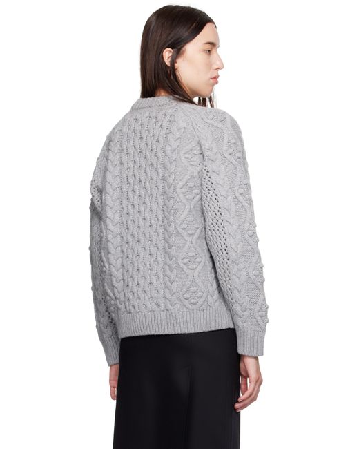 Loulou de Saison グレー Secas セーター Gray