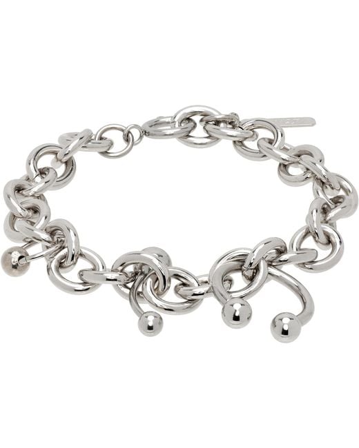 Justine Clenquet Black Holly Bracelet for men