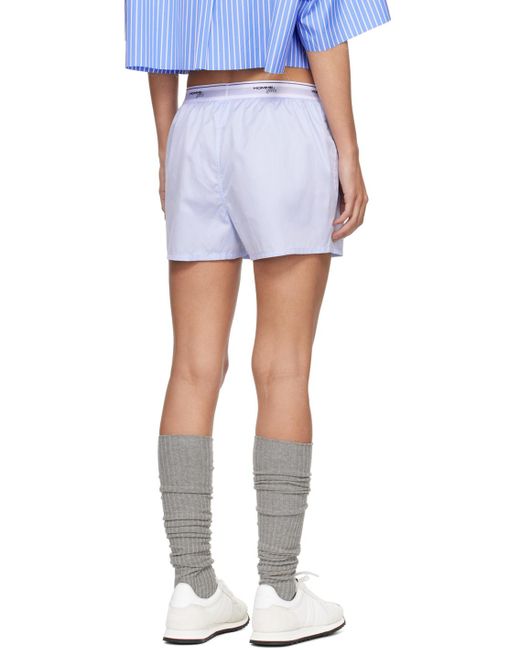 HOMMEGIRLS Blue Boxer Shorts