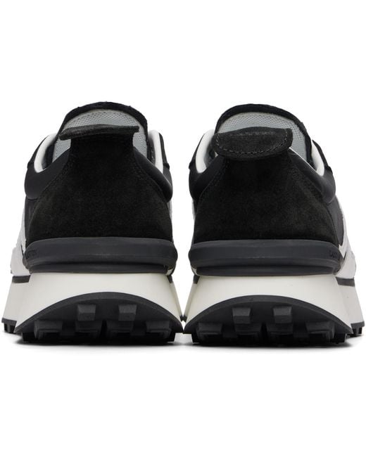 Lanvin Black Nylon Bumpr Sneakers for men