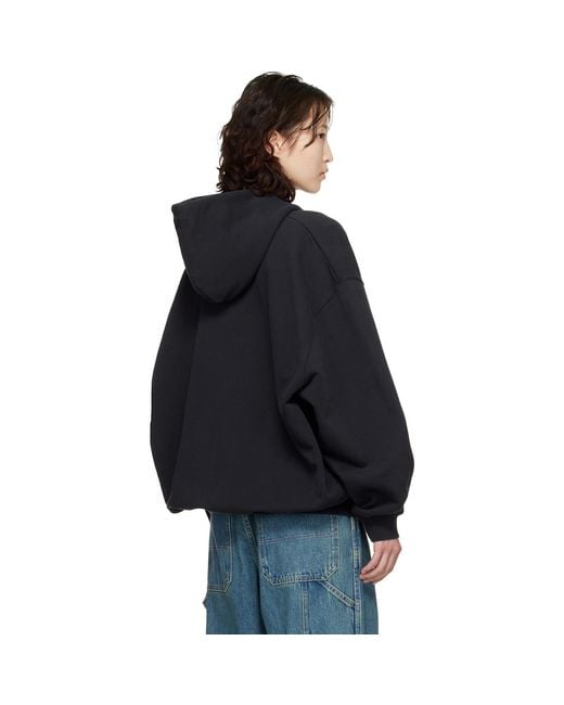 Vetements Blue 'Paris' Tourist Zip Up Hoodie
