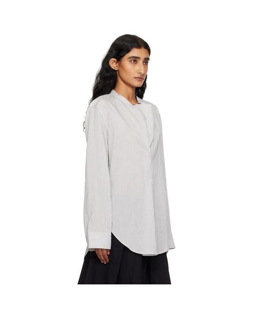 Studio Nicholson White Pampa Blouse