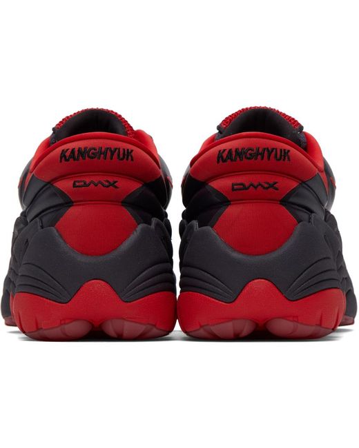 KANGHYUK Black Reebok Classics Edition Dmx Run 6 Modern Sneakers for men