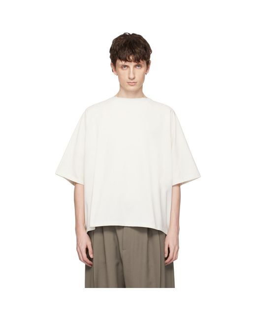 Seventh White Off- Box Cut T-Shirt for men